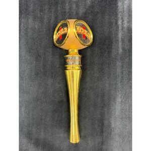 Vintage Michelob 3 Sided Beer Tap Handle Gold Toned Anheuser-Busch Bar Decor